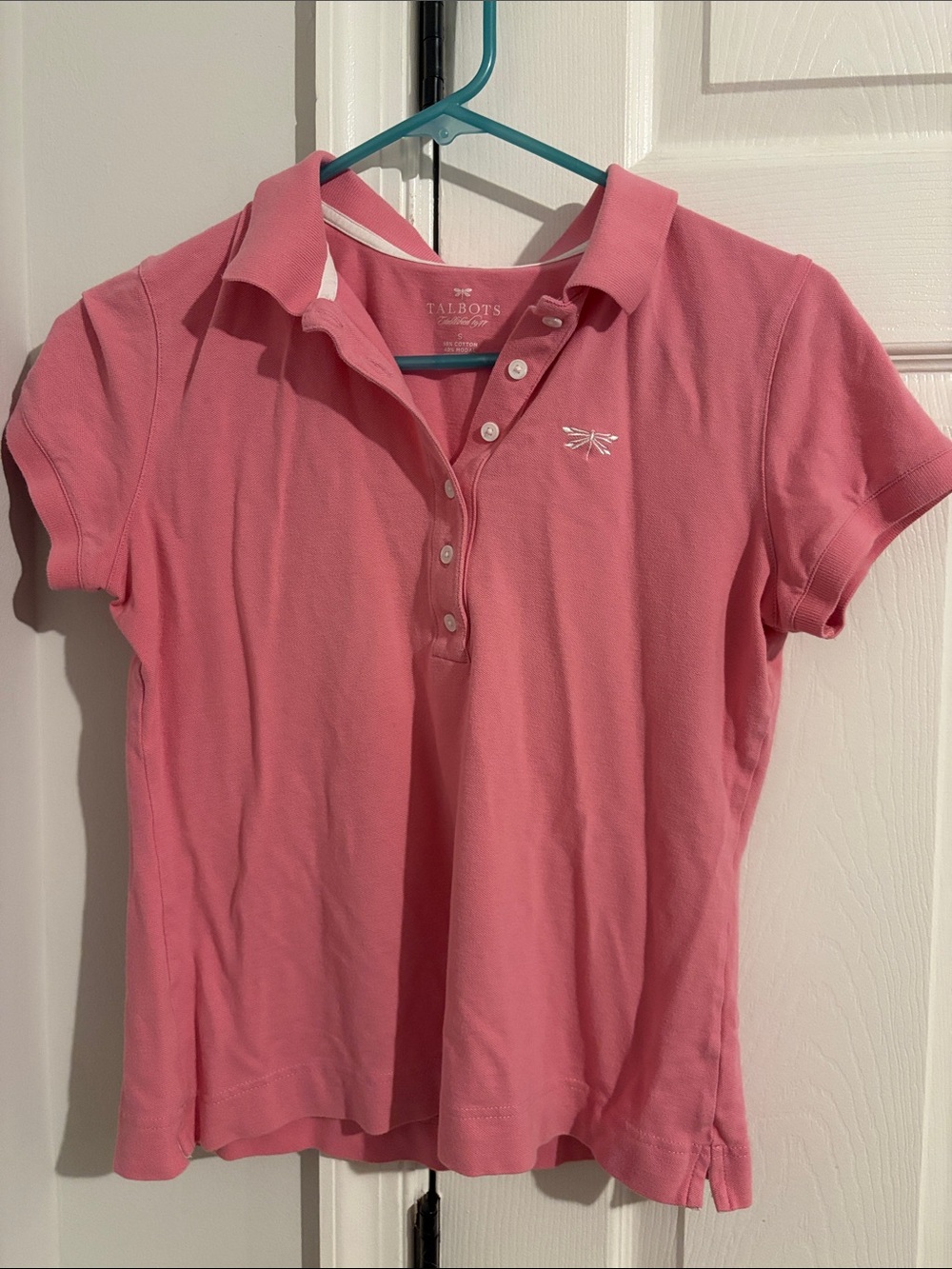 Talbots Women’s Pink Short Sleeve Polo